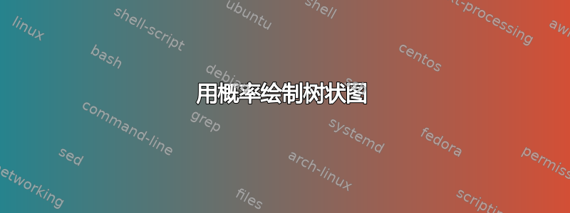 用概率绘制树状图