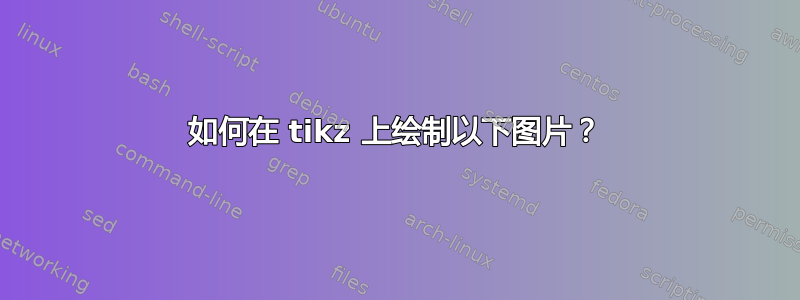 如何在 tikz 上绘制以下图片？