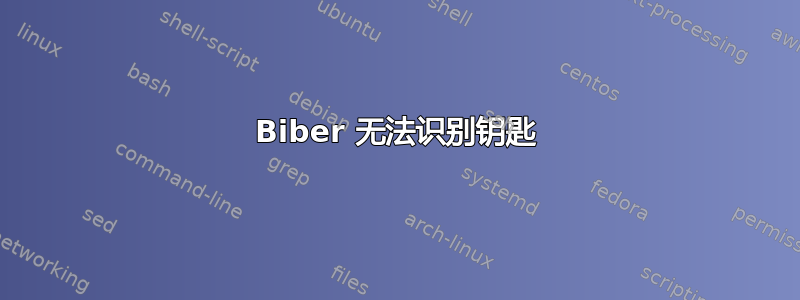 Biber 无法识别钥匙