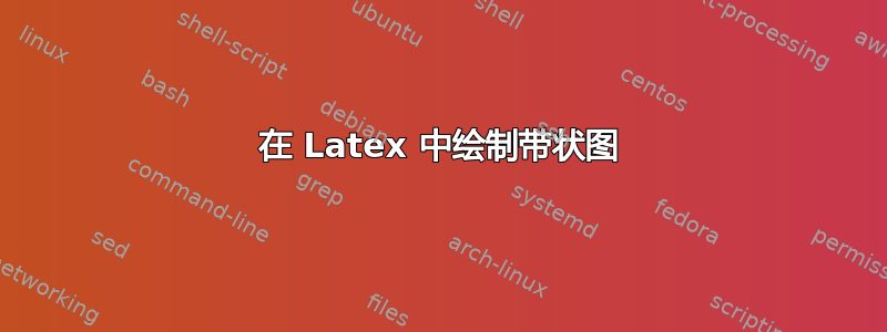 在 Latex 中绘制带状图