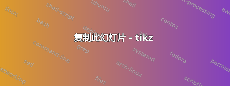 复制此幻灯片 - tikz