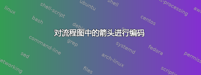 对流程图中的箭头进行编码