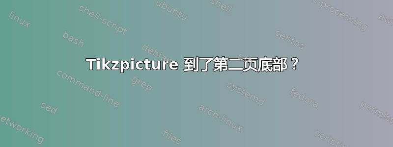 Tikzpicture 到了第二页底部？