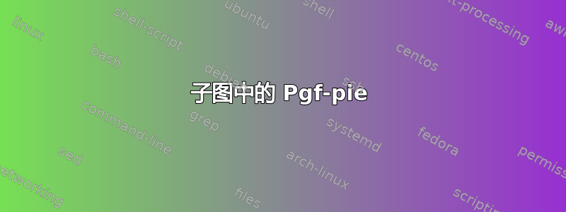 子图中的 Pgf-pie