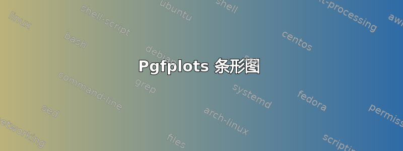 Pgfplots 条形图