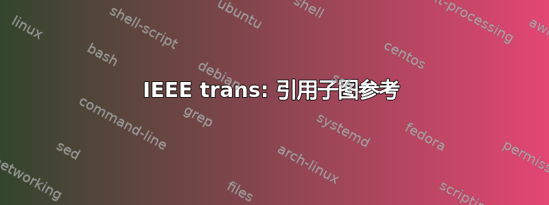 IEEE trans: 引用子图参考