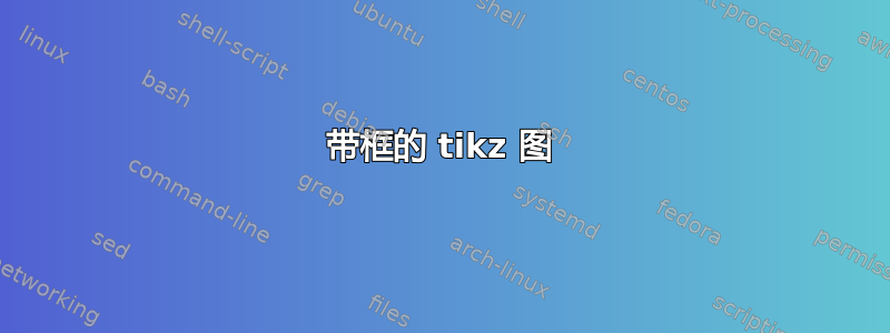 带框的 tikz 图