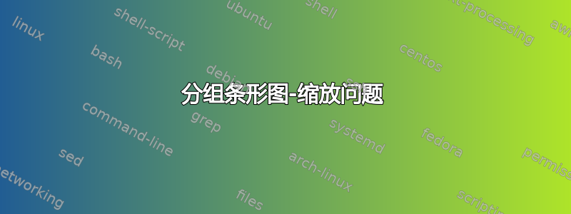 分组条形图-缩放问题