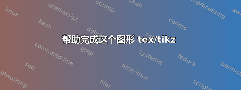 帮助完成这个图形 tex/tikz