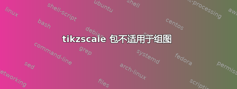 tikzscale 包不适用于组图