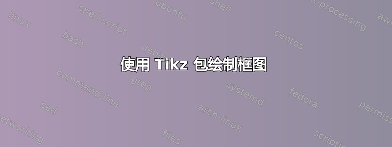 使用 Tikz 包绘制框图