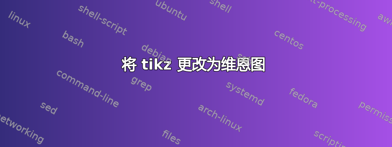 将 tikz 更改为维恩图