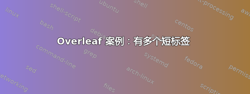 Overleaf 案例：有多个短标签