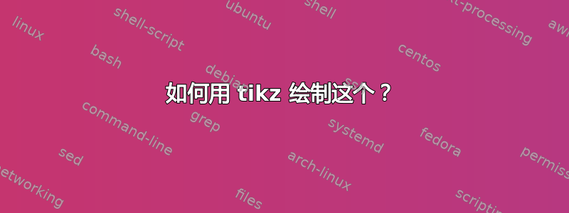 如何用 tikz 绘制这个？