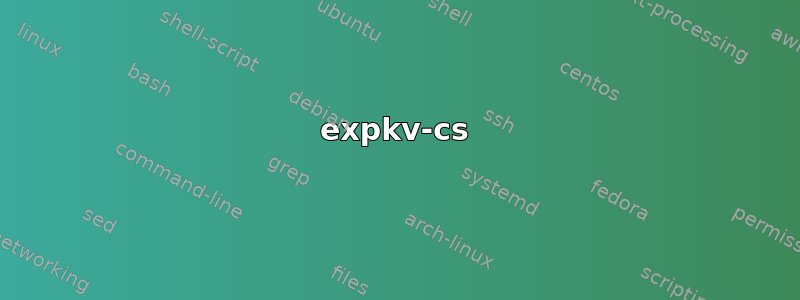 expkv-cs