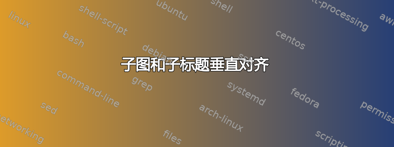 子图和子标题垂直对齐