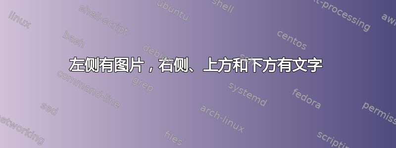 左侧有图片，右侧、上方和下方有文字