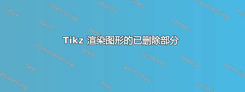 Tikz 渲染图形的已删除部分