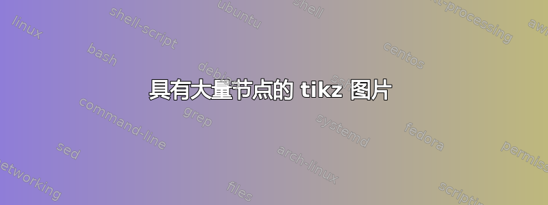 具有大量节点的 tikz 图片