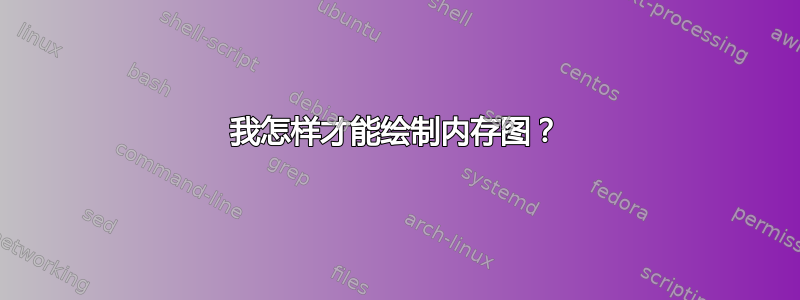 我怎样才能绘制内存图？