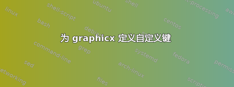 为 graphicx 定义自定义键