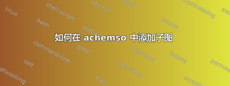 如何在 achemso 中添加子图