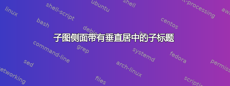 子图侧面带有垂直居中的子标题