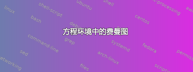 方程环境中的费曼图