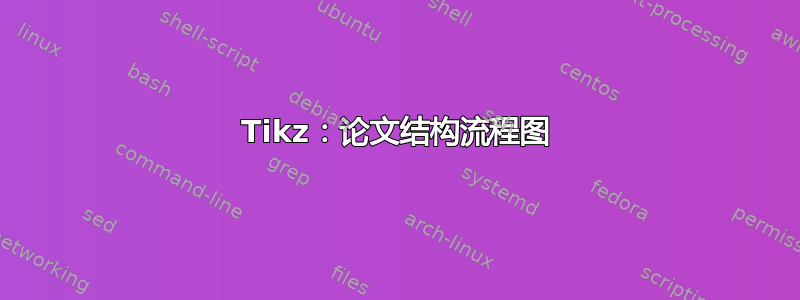 Tikz：论文结构流程图