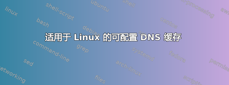 适用于 Linux 的可配置 DNS 缓存