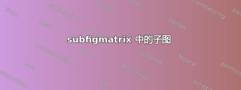 subfigmatrix 中的子图