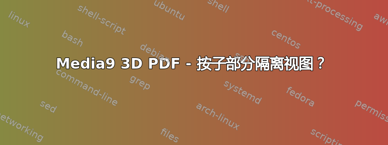 Media9 3D PDF - 按子部分隔离视图？