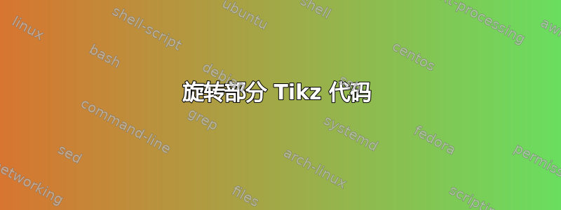 旋转部分 Tikz 代码