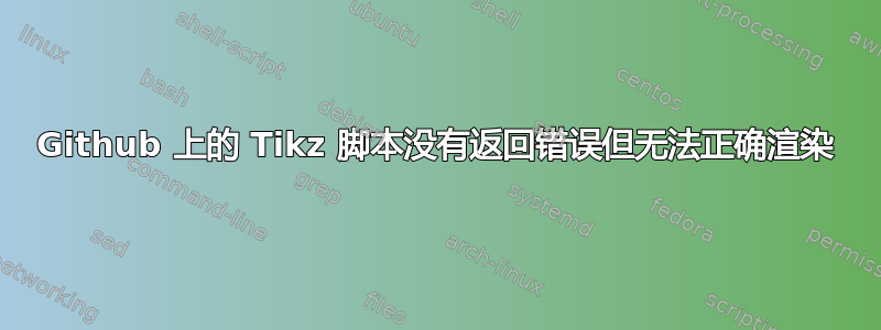 Github 上的 Tikz 脚本没有返回错误但无法正确渲染