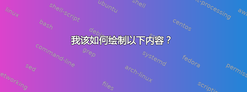 我该如何绘制以下内容？