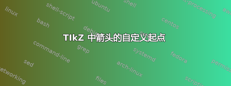 TIkZ 中箭头的自定义起点