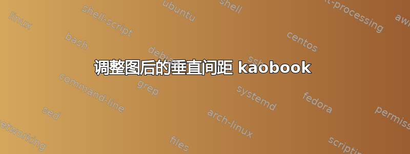 调整图后的垂直间距 kaobook