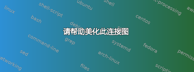 请帮助美化此连接图