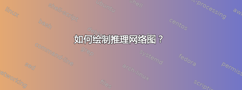 如何绘制推理网络图？