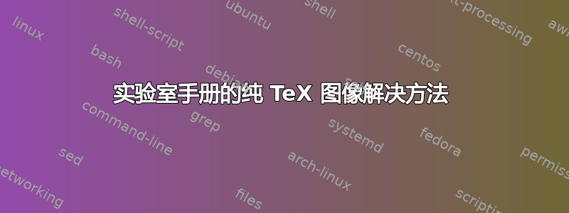 实验室手册的纯 TeX 图像解决方法