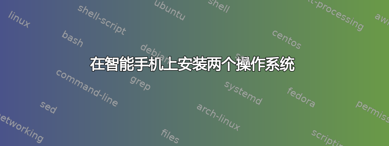 在智能手机上安装两个操作系统