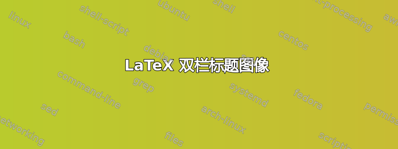 LaTeX 双栏标题图像