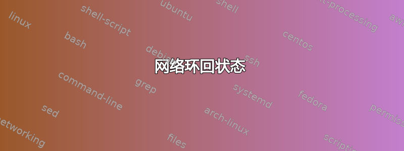 网络环回状态