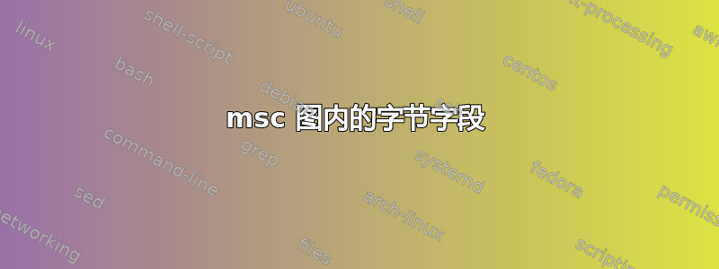 msc 图内的字节字段