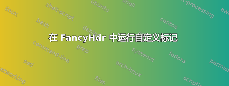 在 FancyHdr 中运行自定义标记