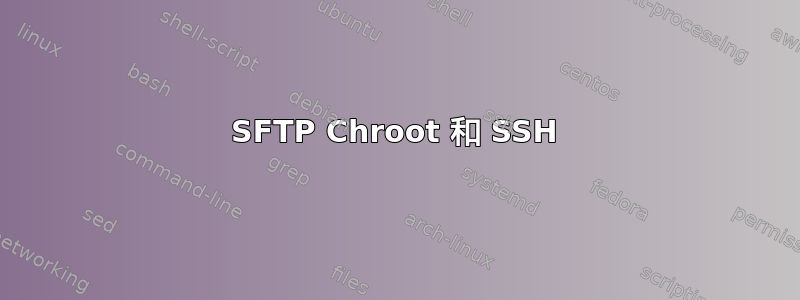 SFTP Chroot 和 SSH