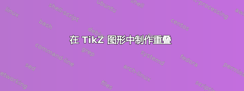 在 TikZ 图形中制作重叠