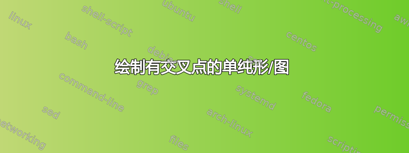 绘制有交叉点的单纯形/图