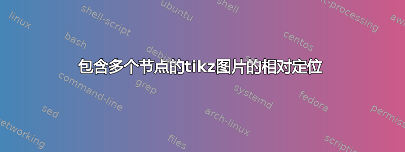 包含多个节点的tikz图片的相对定位