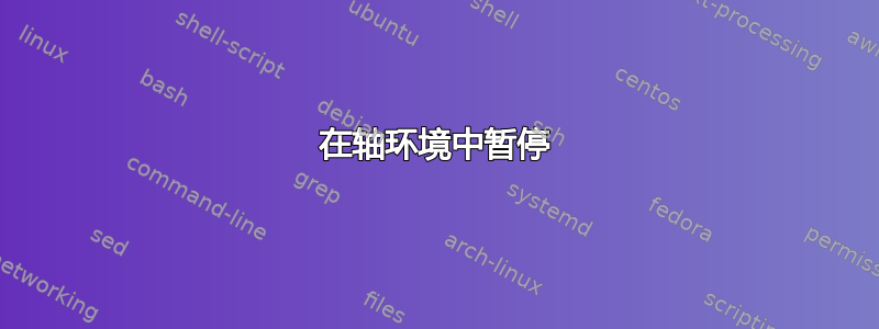 在轴环境中暂停